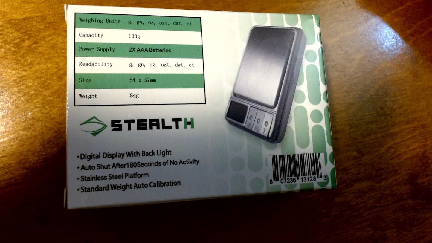 Stealth Scale 100g x 0.01g