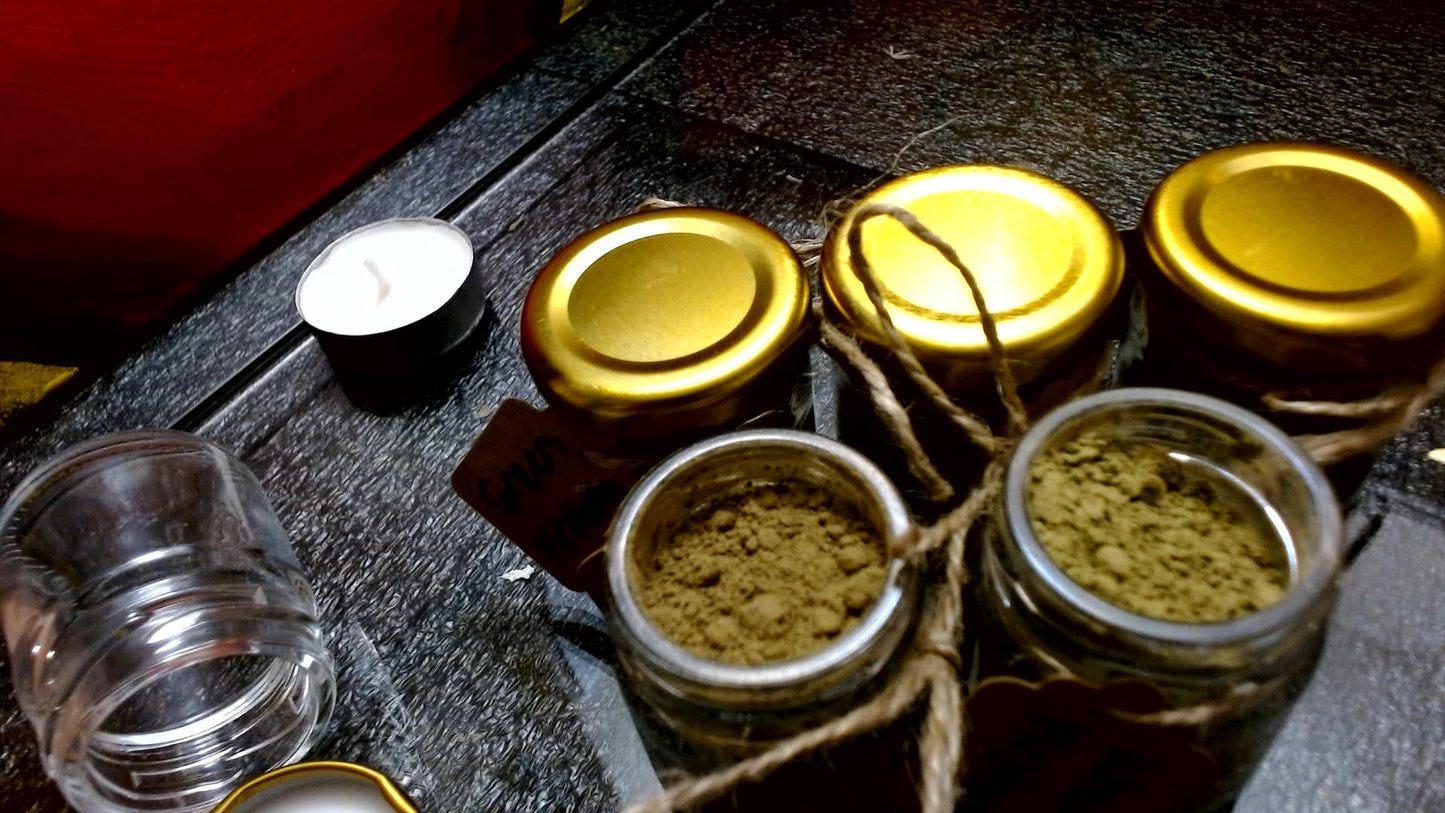 Five Mini Jars Kratom Powder (you choose 5)