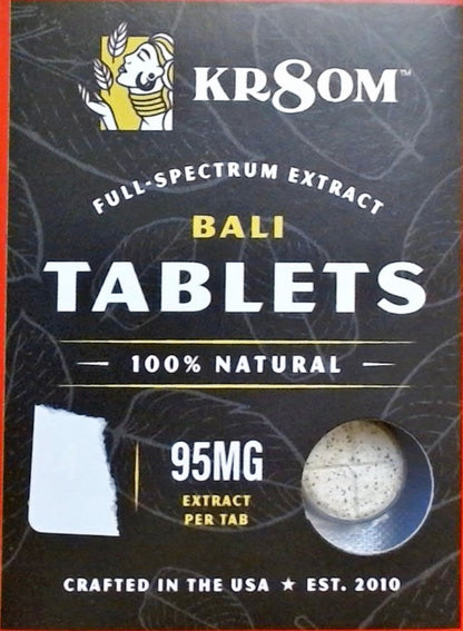 KR8om 95mg Extract Tablet: Bali