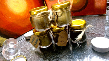 Five Mini Jars Kratom Powder (you choose 5)